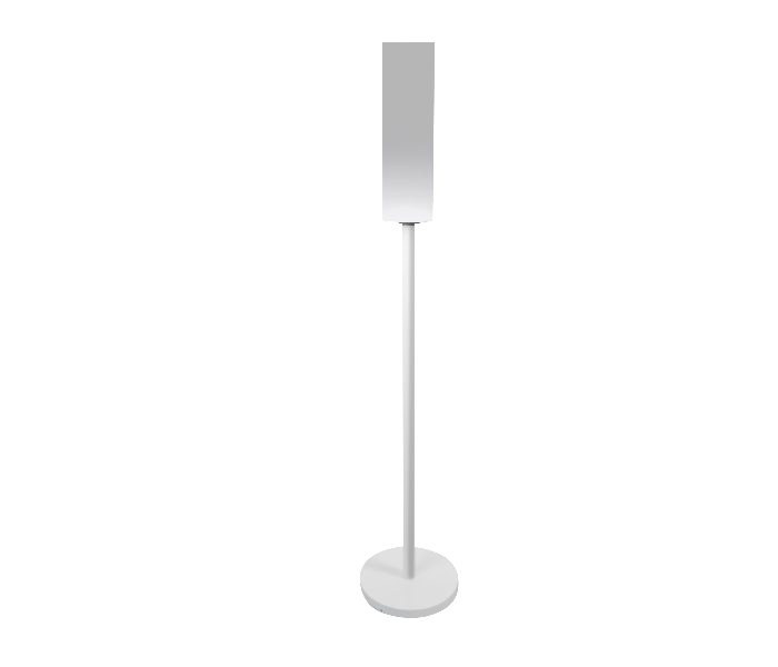 C & H CH0310100 Auto Sanitizer Floor Stand - White - Zoom Image