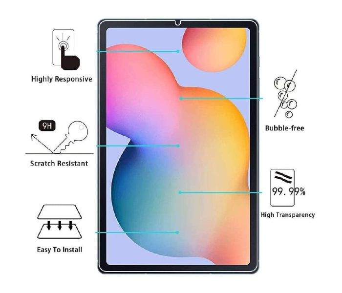 Trands TR-SPS6349 10.4 Inch Anti-Scratch Clear Glass Protection for Galaxy Tab S6 - Zoom Image 2