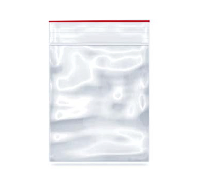 V-Pack ZB3427 5X8cm 40 Pieces Zipper Bag - Clear - Zoom Image