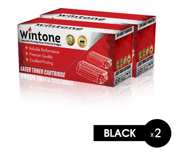 Wintone Set of 2 Pack FX10 CRG303 703 12A Laser Toner Cartridge is Compatible for Canon i SENSYS Faxphone Fax L MF PC D imageCLASS - Black - Zoom Image