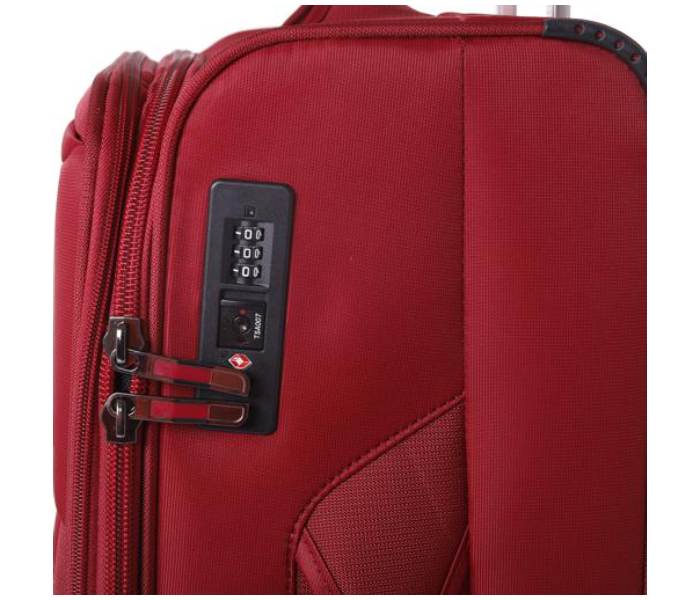 Para John PJTR3116R Soft Trolley Bag Set of 3 Pieces - Red - Zoom Image 7