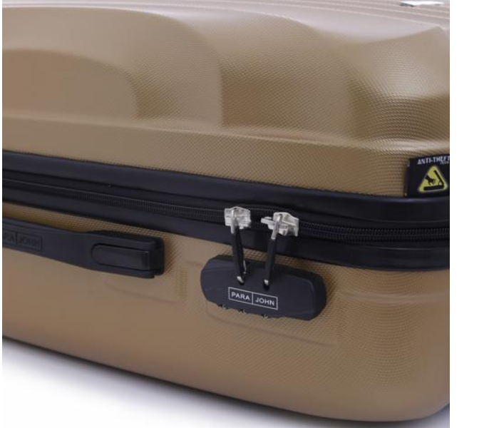 Para John PJTR3057GO ABS Trolley Bag Set of 3 Pieces - Gold - Zoom Image 7