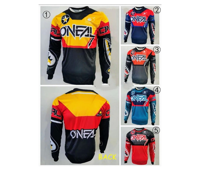 O NEAL Sublimated Longsleeves Jersey Large for Cycling and Scooters -Blue - Zoom Image 1