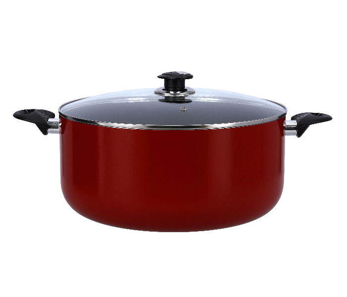 Royalford RF9909 36cm Casserole with Lid - Red - Zoom Image 1