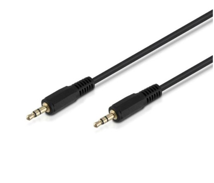 HP HP027GBBLK3TW 3.5mm AUX Cable - Black - Zoom Image 1