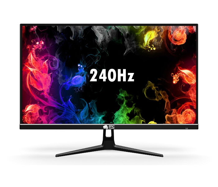 Epic Gamers 24.5 Inch FHD 240hz FreeSync G-SYNC Gaming Monitor - Black - Zoom Image 1