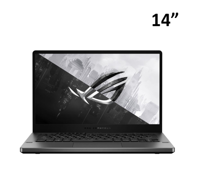 Asus ROG Zephyrus G14 GA401IV-HA246T 14 Inch AMD R9 GeForce RTX 2060 Processor 16GB 1TB SSD GeForce RTX 2060 Graphics Windows 10 Home - Black - Zoom Image 1