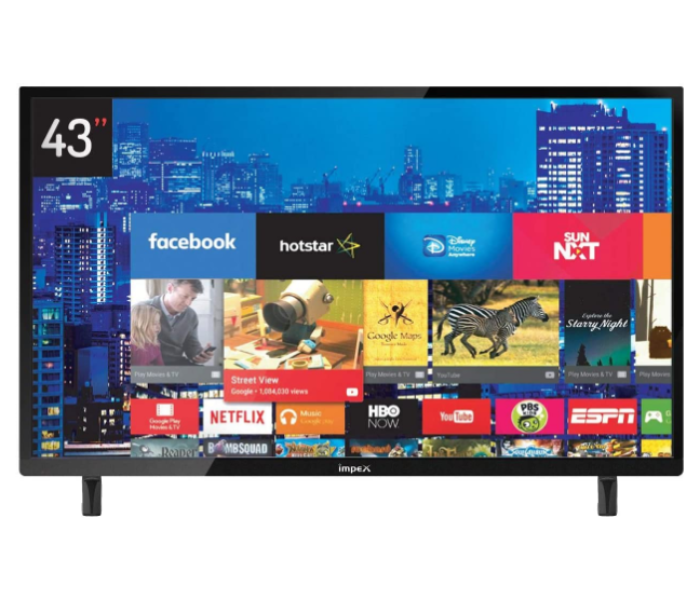 Impex Gloria 43 Inch TV Full HD LED Smart - Black - Zoom Image 9