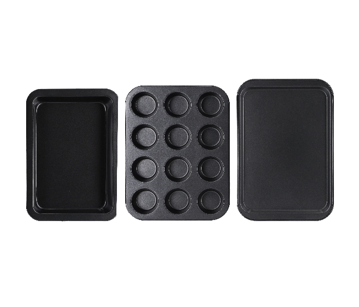 Royalford RF9900 3 Piece Baking Set - Black - Zoom Image 1