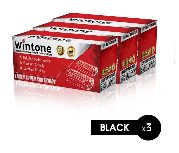 Wintone Pack of 3 X3130 3120 3115 3121 3116 Pe1114e Pe16 Laser Toner Cartridge is Compatible for Xerox WC - Black - Zoom Image