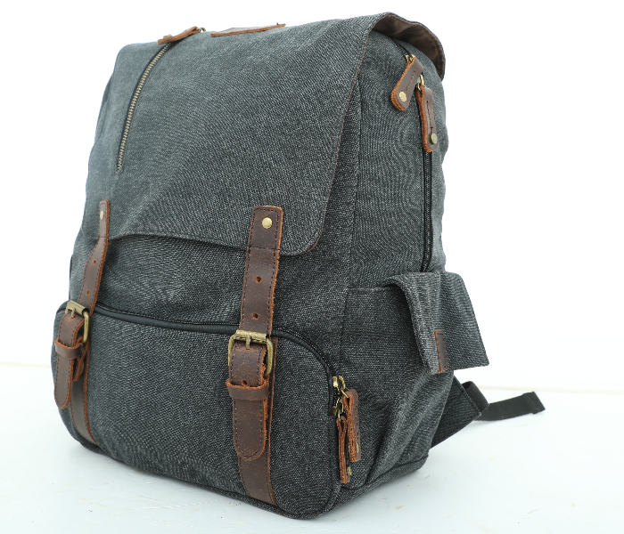 Para John PJBP6611-B Canvy BackPack - Black - Zoom Image 6