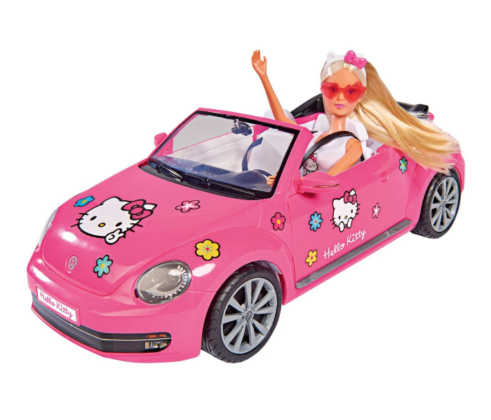 Simba 109283023 Hello Kitty Steffi Love Vw Beetle Cabriolet - Zoom Image 1