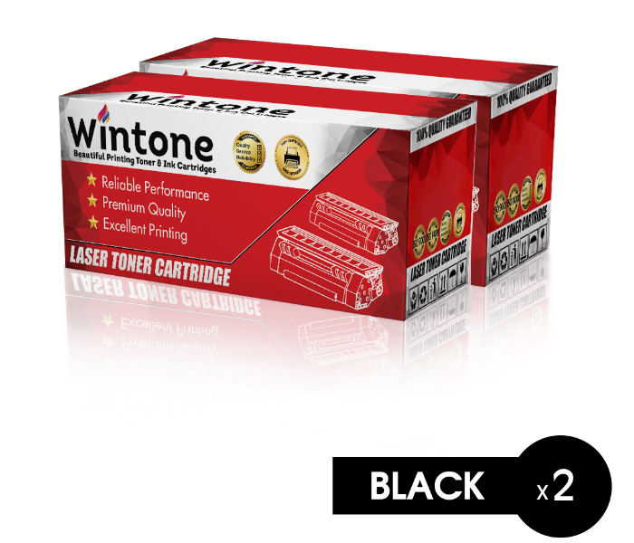 Wintone Set of 2 Pack C3906A 06A Laser Toner Cartridge is Compatible for HP LaserJet and Canon i-SENSYS LBP - Black - Zoom Image