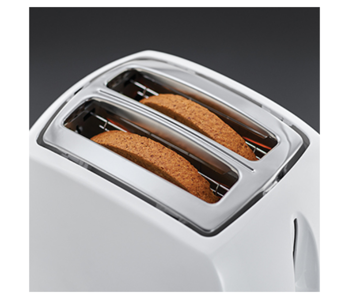 Russell Hobbs RH21640 Textures 2 Slice Plastic Toaster - White - Zoom Image 2