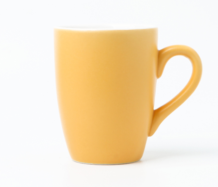 Shuer XY30033 320ml Ceramic Mug - Light Orange - Zoom Image