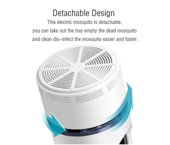 Electric Indoor Mosquito Trap USB Power Insect Killer with UV Light LED Lamp - White - Zoom Image 6