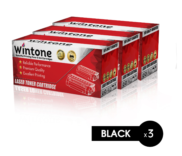 Wintone Pack of 3 MLT D108 Laser Toner Cartridge is Compatible for Samsung ML 1640 1641 1645 2240 2241 - Black - Zoom Image