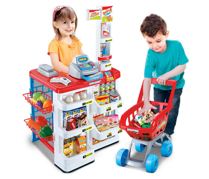 New Big Size Kitchen Set 82cm Plastic Pretend Supermarket Play Toy - Zoom Image 2