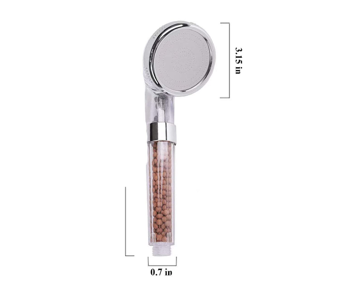 Anion Energy Power Shower Head - Stainless Steel - Zoom Image 2