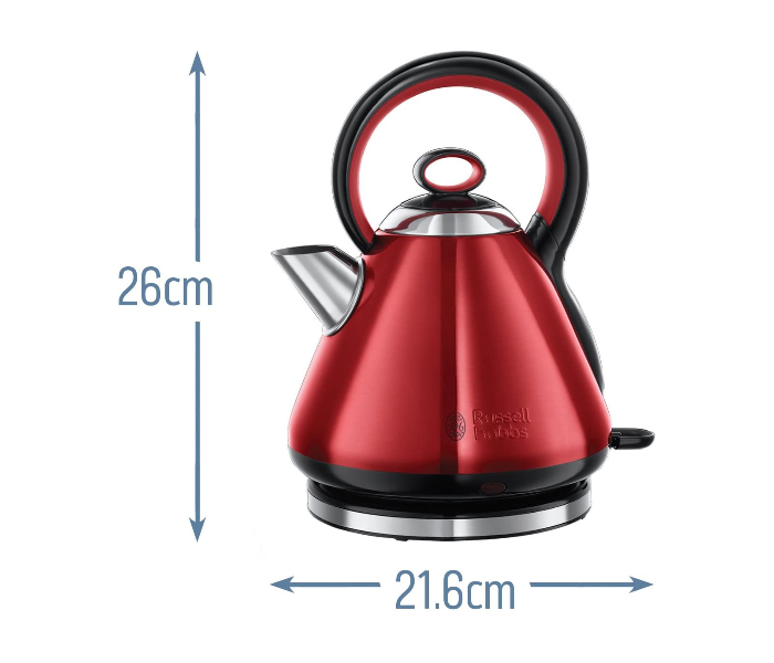 Russell Hobbs RH21885 Legacy Quiet Boil Kettle - Red - Zoom Image 6