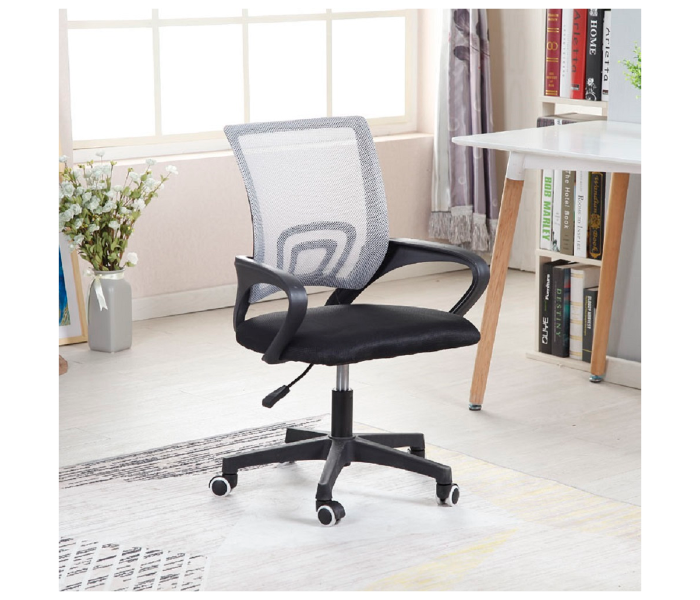 Generic Computer Chair with Wheels - Black and Gray - Zoom Image