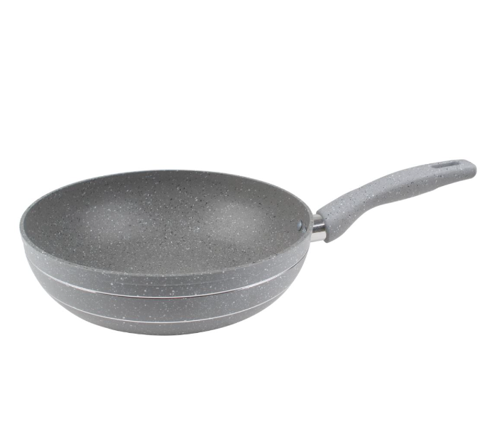 Royalford RF9840 26cm Granite Coated Smart Deep Frypan - Grey - Zoom Image