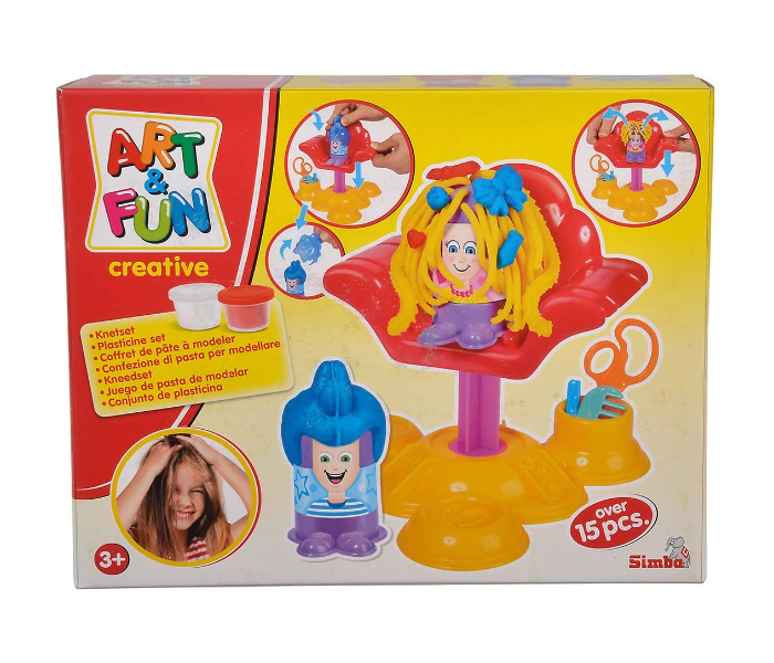 Simba 106324243 Art and Fun Dough Set Hairstudio - Zoom Image 3