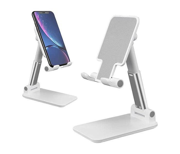 Jongo Folding Desktop Phone and Tab Stand- White - Zoom Image 2