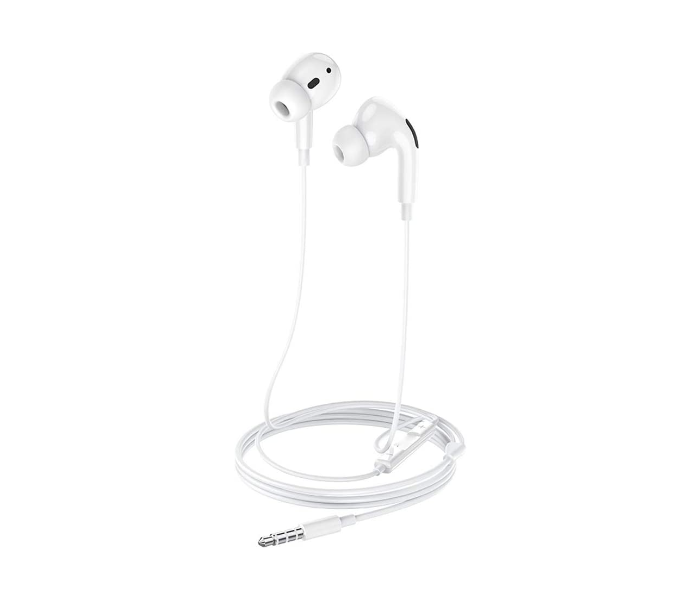 Iends IE-HS5737 Stereo Wired Earphones with 3.5mm Connector - White - Zoom Image 2