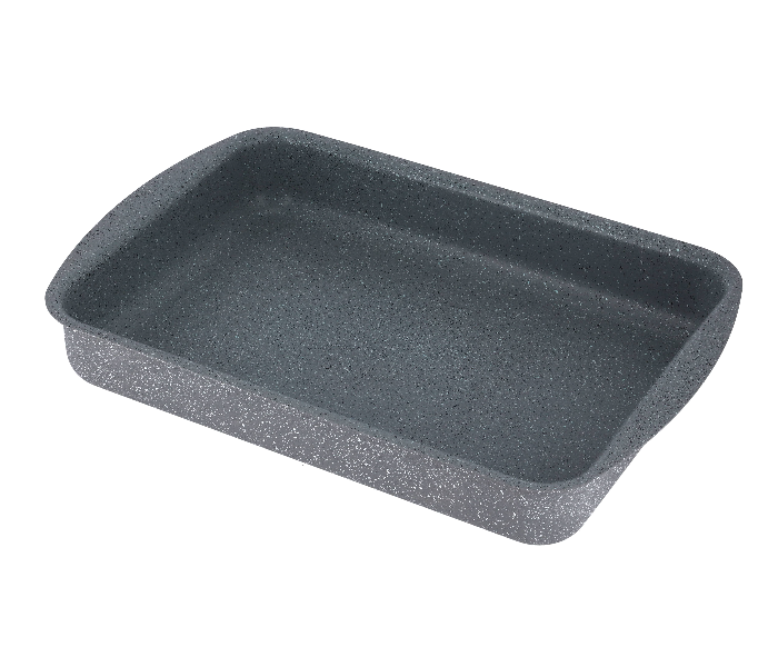 Royalford RF9927 40cm Aluminium Rectangle BakingTray - Grey - Zoom Image