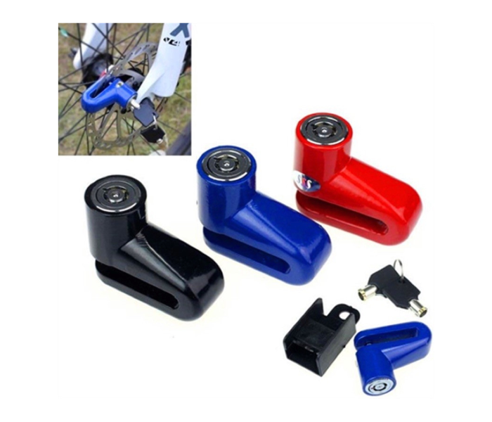 Disc Brake Safety Lock with Mount - Blue - Zoom Image 3