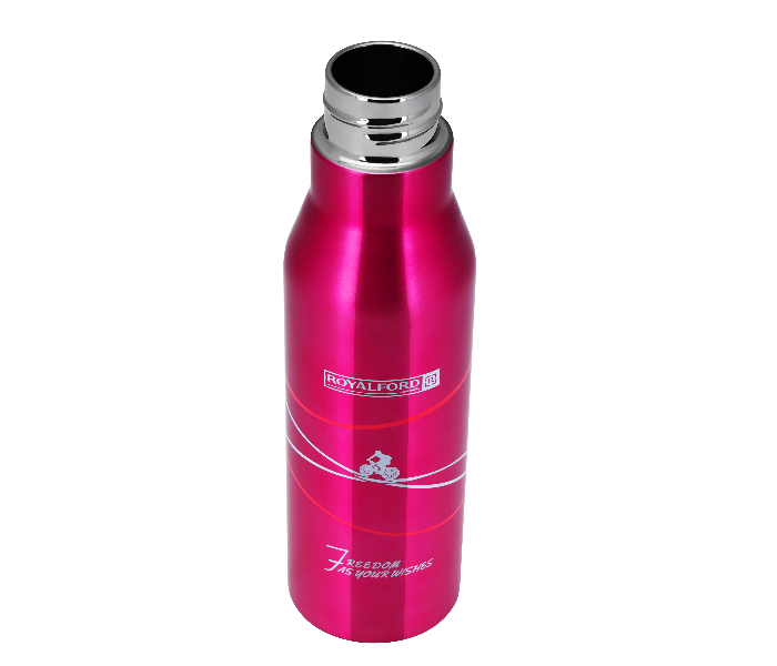 Royalford RF9867 950ml  Double Wall SS Vacuum Bottle - Pink - Zoom Image 2