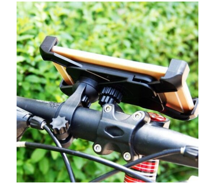 Mobile Holder for Bicycle and E-Scooters with 360 Degree Rotation High Quality Plastic - Black - Zoom Image 6