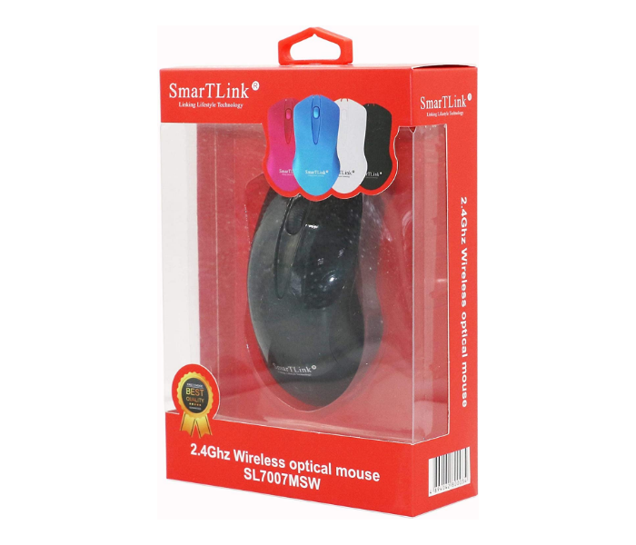 SmartLink SL7007MSW Wireless Optical Mouse - Black - Zoom Image 2