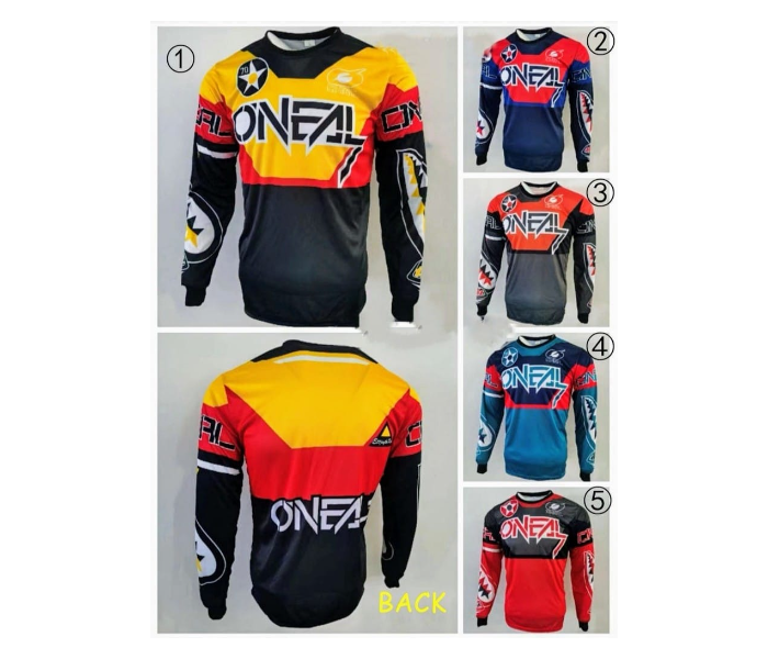 O NEAL Sublimated Longsleeves Jersey Large for Cycling and Scooters - Light Blue - Zoom Image 2