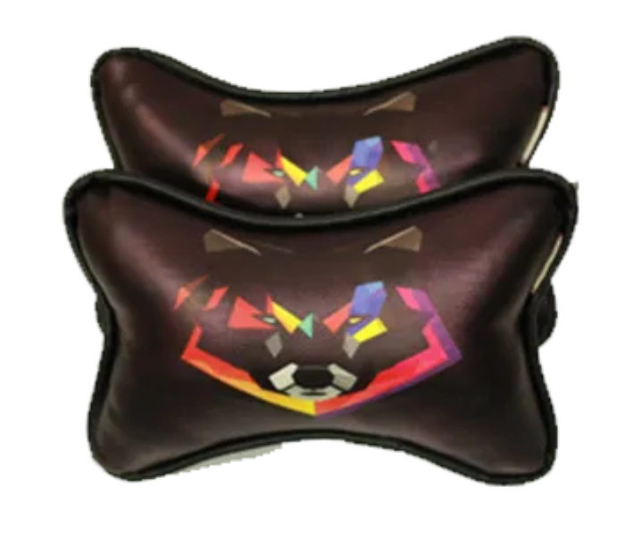 Watiaa Set of 2 Leatherette Wolf Car Neck - Zoom Image