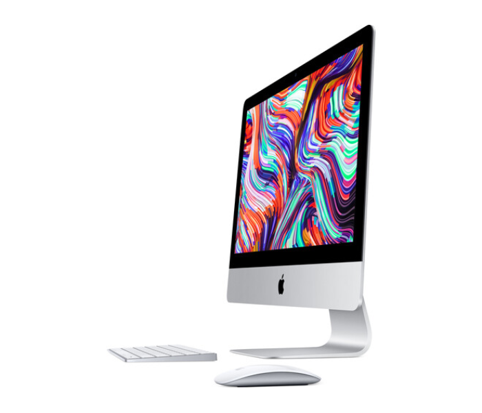 Apple MHK33 LL/A 21.5 Inch Retina 4K Display  Intel Core i5 6-Core Processor 8GB RAM 256GB SSD AMD Radeon Pro 560X Graphics iMac MacOs - Silver - Zoom Image 2