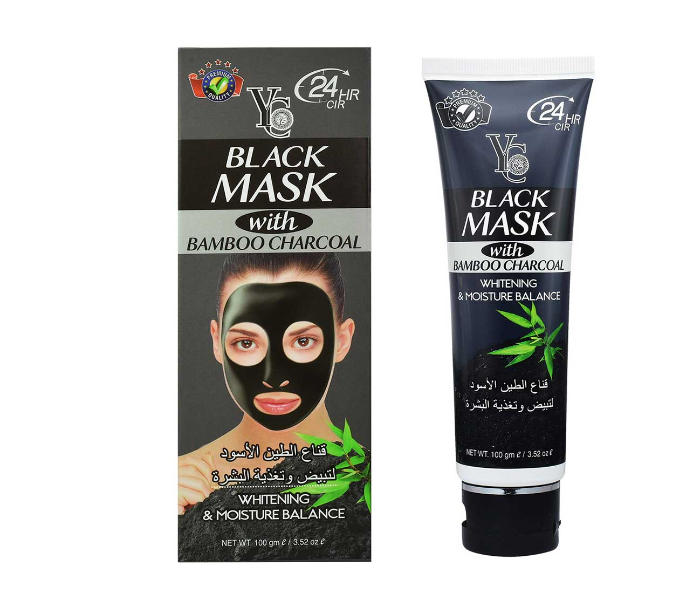 YC Black Mask Bamboo Charcoal - Zoom Image