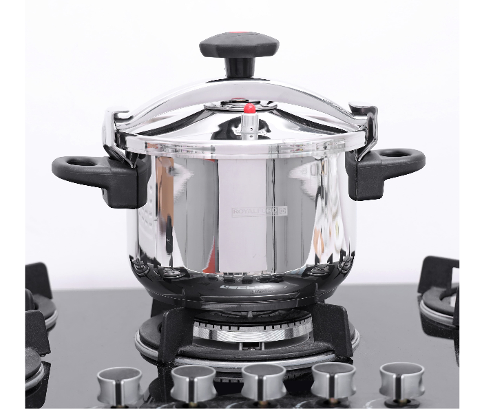 Royalford RF9651 9 Litre Stainless Steel Pressure Cooker - Silver - Zoom Image