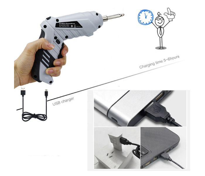 EAST 3.6V Electric Cordless Mini Multi-function Box Cutter