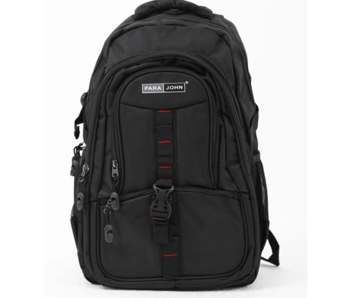 Para John PJSB6007A16-B 16-inch Nylon School Bag, Black - Zoom Image 1