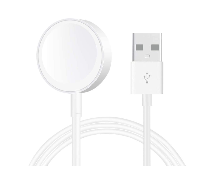 Iends IE-AD401 Apple Watch Magnetic Charging Cable - White - Zoom Image 1