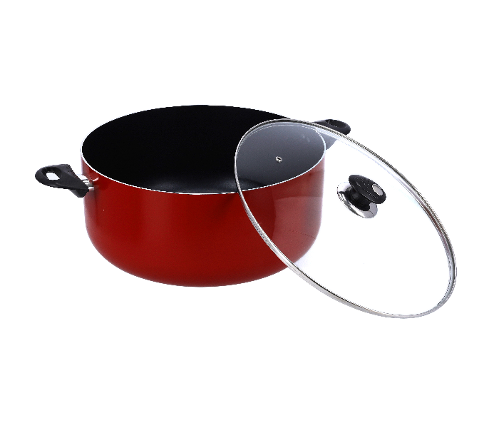 Royalford RF9908 34cm Casserole with Lid - Red - Zoom Image 2