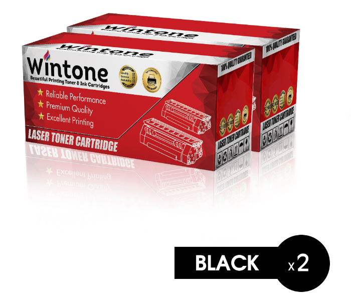 Wintone Pack of 2 X3140 3155 3160 Laser Toner Cartridge is Compatible for Xerox Phaser 3140 3155 3160 - Black - Zoom Image