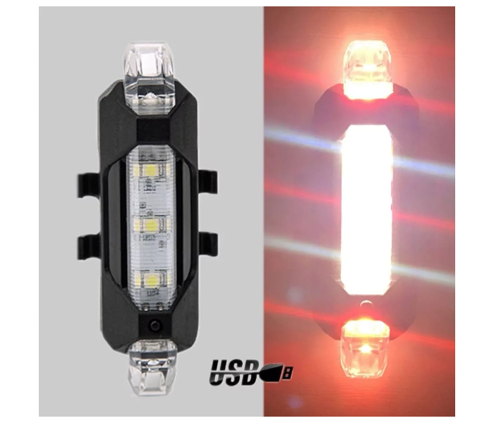 OEM Bicycle E-Scooter Waterproof Rear Tail Lights LED - Red and White  - Zoom Image