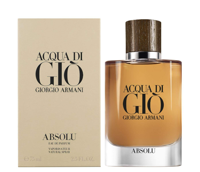 Giorgio Armani 75ml Acqua di Gio Absolu Eau De Parfum for Men - Zoom Image 1