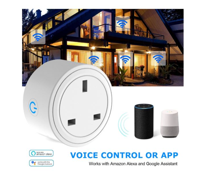 Wifi Remote Control Intelligent Socket-CE Certification English Regulation Support Graffiti Smart Life Google Home IFTTT Alexa Skycat Elf - Zoom Image 3