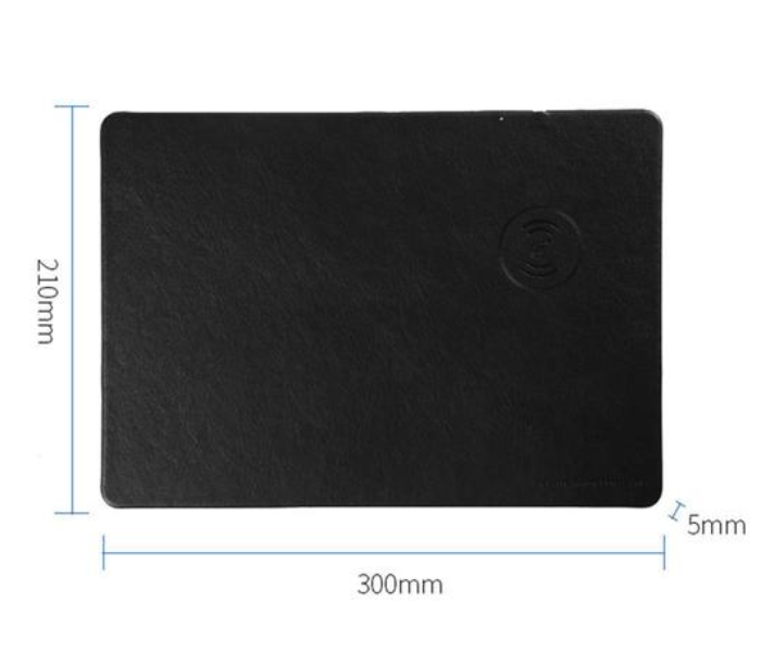 Wireless Charging Mouse Pad Qi Standard Charger- Black - Zoom Image 5