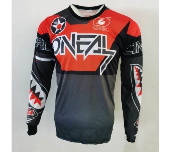 O NEAL Sublimated Longsleeves Jersey Extra Large for Cycling and Scooters - Grey - Zoom Image 1