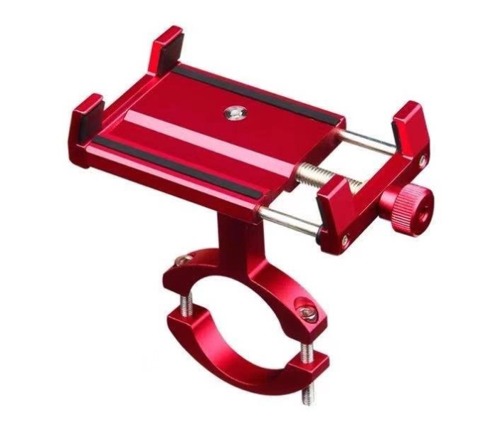 Aluminum Alloy Mobile Phone Holder Mount - Red - Zoom Image